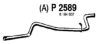 FENNO P2589 Exhaust Pipe